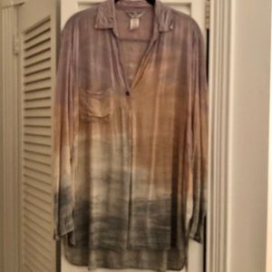 Hard Tail Long sleeve Maxi Shirt